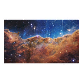 Kosmische Klippen Carina Nebula Weltraum-Webkop Te Fotodruck