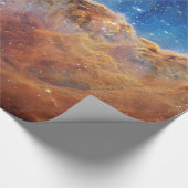 Kosmische Klippen Carina Nebula Weltraum-Webkop Te Geschenkpapier (Ecke)