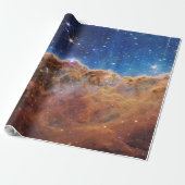 Kosmische Klippen Carina Nebula Weltraum-Webkop Te Geschenkpapier (Ungerollt)