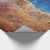 Kosmische Klippen Carina Nebula Weltraum-Webkop Te Geschenkpapier (Ecke)