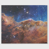 Kosmische Klippen Carina Nebula Weltraum-Webkop Te Geschenkpapier (Flach)