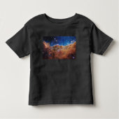 Kosmische Klippen Carina Nebula Weltraum-Webkop Te Kleinkind T-shirt (Vorderseite)