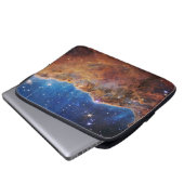 Kosmische Klippen Carina Nebula Weltraum-Webkop Te Laptopschutzhülle (Vorne Knopf)