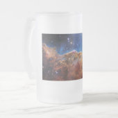 Kosmische Klippen Carina Nebula Weltraum-Webkop Te Mattglas Bierglas (Vorderseite Links)