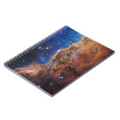 Kosmische Klippen Carina Nebula Weltraum-Webkop Te Notizblock (Linke Seite)