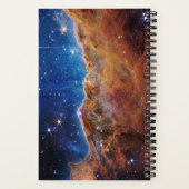 Kosmische Klippen Carina Nebula Weltraum-Webkop Te Notizblock (Rückseite)