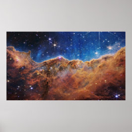Kosmische Klippen Carina Nebula Weltraum-Webkop Te Poster
