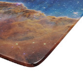 Kosmische Klippen Carina Nebula Weltraum-Webkop Te Schneidebrett (Ecke)