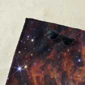 Kosmische Klippen Carina Nebula Weltraum-Webkop Te Strandtuch (Beispiel)