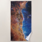 Kosmische Klippen Carina Nebula Weltraum-Webkop Te Strandtuch (Vorderseite)