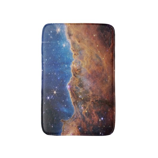 Kosmische Klippen im Carina-Nebel Badematte (Vorderseite Vertikal)