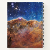 Kosmische Klippen im Carina-Nebel Notizblock (Rückseite)