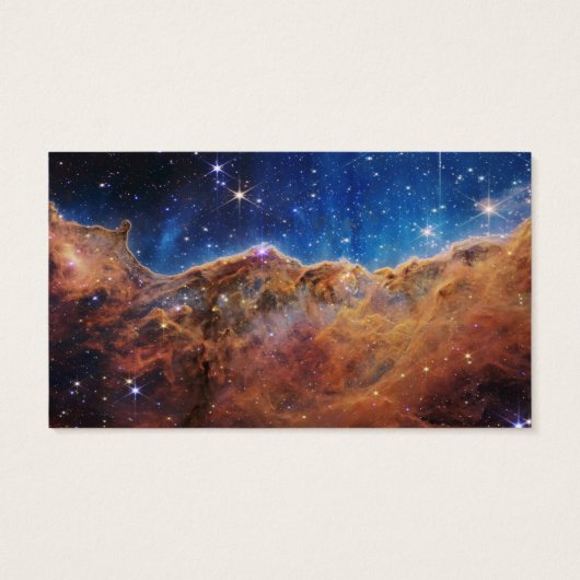 Kosmische Klippen in Carina Nebula Space NASA Webb (Rückseite)