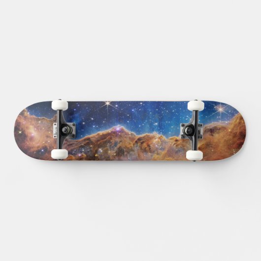 Kosmische Klippen in Carina Nebula Space NASA Webb Skateboard (Horizontal)