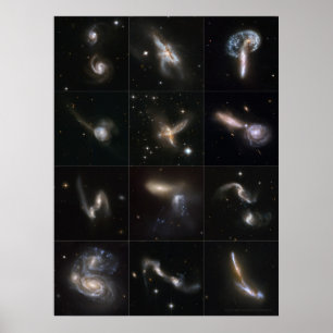Kosmische Kollisionen 24x18 (15x20) Poster