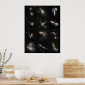 Kosmische Kollisionen 24x18 (15x20) Poster (Küche)