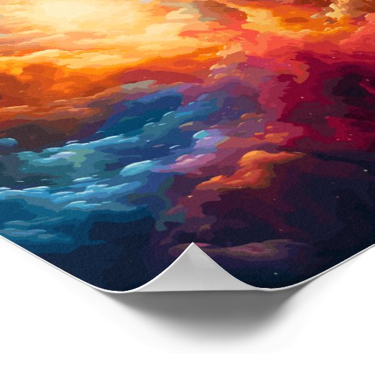 Kosmische Konstellation Poster (Ecke)