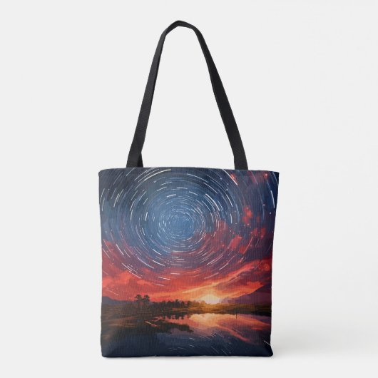 Kosmische Konstellation Tasche (Rückseite)