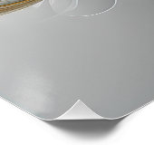 Kosmische Konvergenz: KI-mehrfarbiges Fraktal Poster (Ecke)