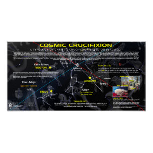 Kosmische Kreuzigung Poster