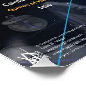 Kosmische Kreuzigung Poster (Ecke)