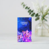 Kosmische Kristall-Miami-Visitenkarte Visitenkarte (Stehend Vorderseite)