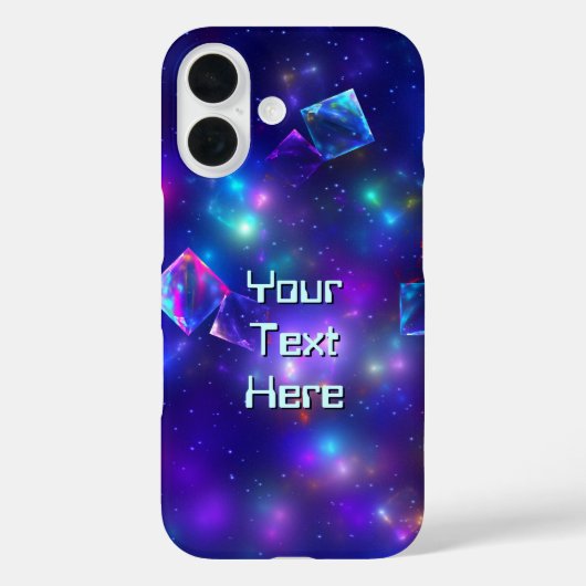 Kosmische Kuben Case-Mate iPhone Hülle (Rückseite)