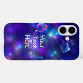 Kosmische Kuben Case-Mate iPhone Hülle (Rückseite (Horizontal))