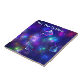 Kosmische Kuben Fliese (Seite)