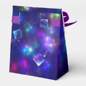 Kosmische Kuben Geschenkschachtel (Rückseite)