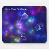 Kosmische Kuben Mousepad (Vorne)