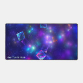 Kosmische Kuben Schreibtischunterlage (Vorderseite)