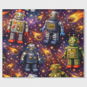 Kosmische Kunst Exploration Geschenkpapier (Flach)