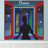 Kosmische Kunst Leinwanddruck (Insitu (Holzboden))