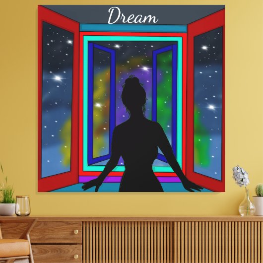 Kosmische Kunst Leinwanddruck (Insitu (Wohnzimmer))