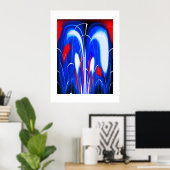 Kosmische Kunst Poster (Heimbüro)