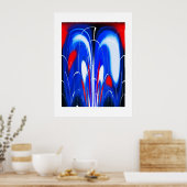 Kosmische Kunst Poster (Küche)