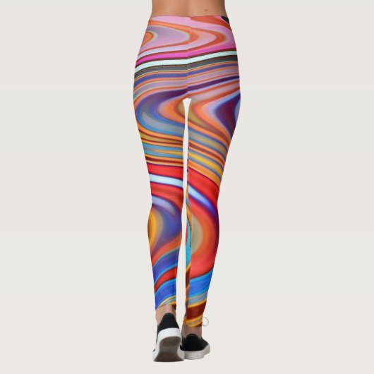 Kosmische Kurven Leggings (Rückseite)