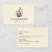 Kosmische Latte Vacuum Reinigung Waschteppich Visitenkarte (Vorne/Hinten)