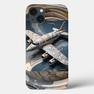"Kosmische Leinwand: Der MarmorAviator" Case-Mate iPhone Hülle