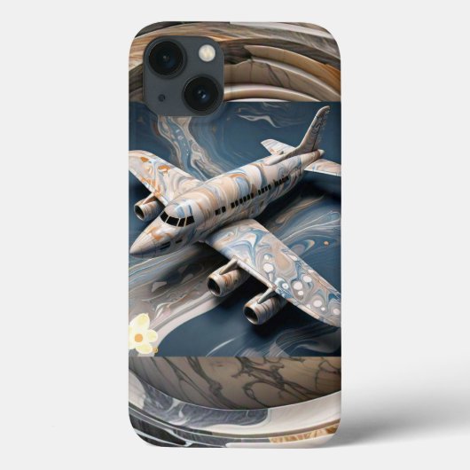 "Kosmische Leinwand: Der MarmorAviator" Case-Mate iPhone Hülle (Rückseite)