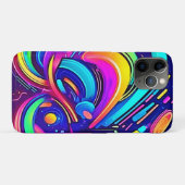 Kosmische Leinwand: Ein FarbUniversum Case-Mate iPhone Hülle (Rückseite (Horizontal))