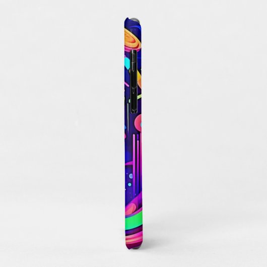 Kosmische Leinwand: Ein FarbUniversum Case-Mate iPhone Hülle (Hinten/Links)