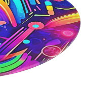 Kosmische Leinwand: Ein FarbUniversum Schneidebrett (Ecke)