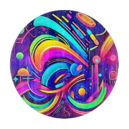 Kosmische Leinwand: Ein FarbUniversum Schneidebrett