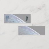 Kosmische Libelle, Vorlage Mini Visitenkarte (Vorne/Hinten)