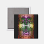 Kosmische Lichter Magnet (Vorderseite/Rückseite)