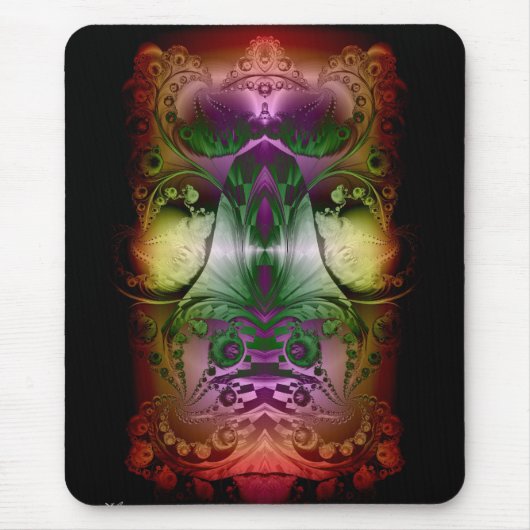 Kosmische Lichter Mousepad (Vorne)