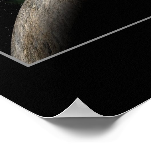Kosmische Lichter Poster (Ecke)
