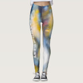 Kosmische Lichter tanzen Leggings (Vorderseite)